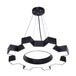 Cog & Glow: Modern Gear - Shaped Pendant Light For Gyms And More