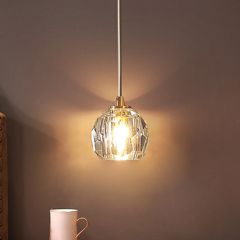 Sophia’s Stunning Crystal Gold Pendant Lamp - Illuminate With Elegance Lights