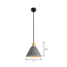 Modern Minimalism Meets Warmth: Concrete Pendant Lamp