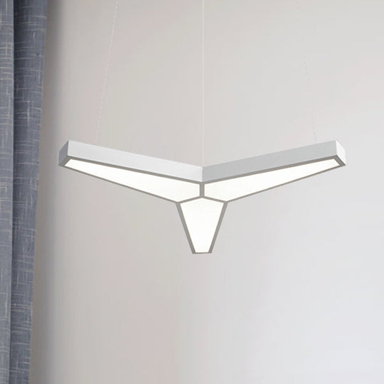 Addison Modern Y - Shaped Led Ceiling Lamp: Illuminate Your Space In Style Pendant Lighting