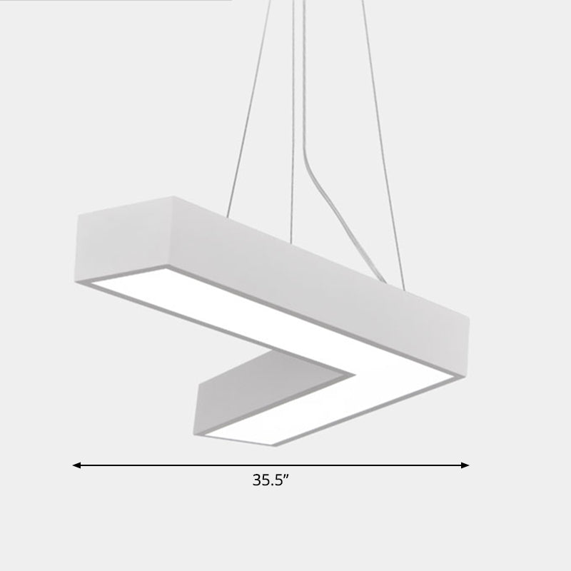 Alexandra Modern V - Shape Ceiling Light - Led Flush Mount In Black Or White Pendant Lighting