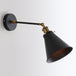 Industrial Focus - Adjustable Black Swing Arm Wall Sconce / 8’