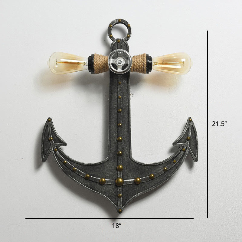 Anchor Your Space In Industrial Style: The Iron Wall Lamp Wall Light