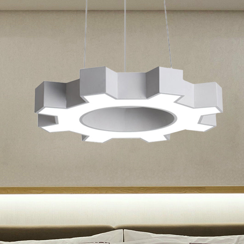 Evelyn’s Energetic Gear Pendant: Illuminate Your Gym With Modern Style Pendant Lighting