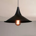 Isabella - Modern Conic Pendant Light (Black Or White) Black