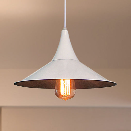 Isabella - Modern Conic Pendant Light (Black Or White)