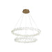 Diana - Modern Crystal Circle Chandelier (Choose Your Size & Tiers)