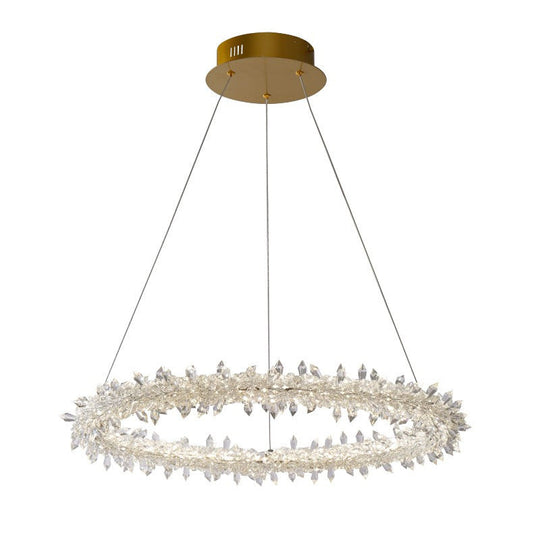 Diana - Modern Crystal Circle Chandelier (Choose Your Size & Tiers)