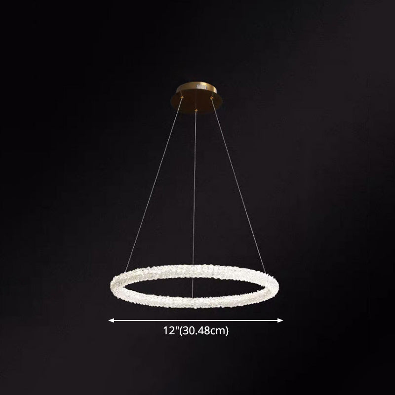 Diana - Modern Crystal Circle Chandelier (Choose Your Size & Tiers)