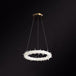 Diana - Modern Crystal Circle Chandelier (Choose Your Size & Tiers) Clear / 16’ With Lace