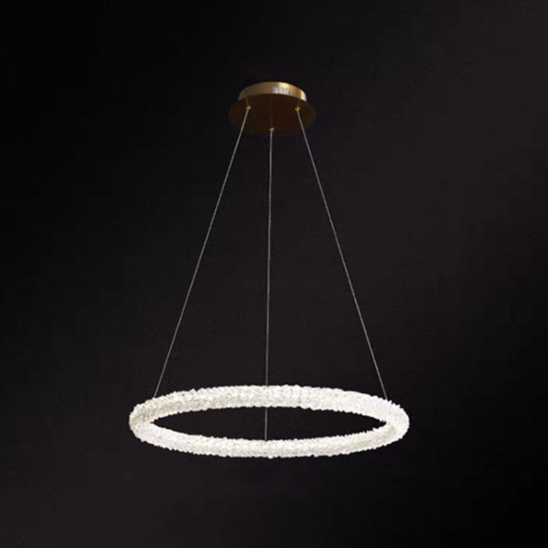 Diana - Modern Crystal Circle Chandelier (Choose Your Size & Tiers)