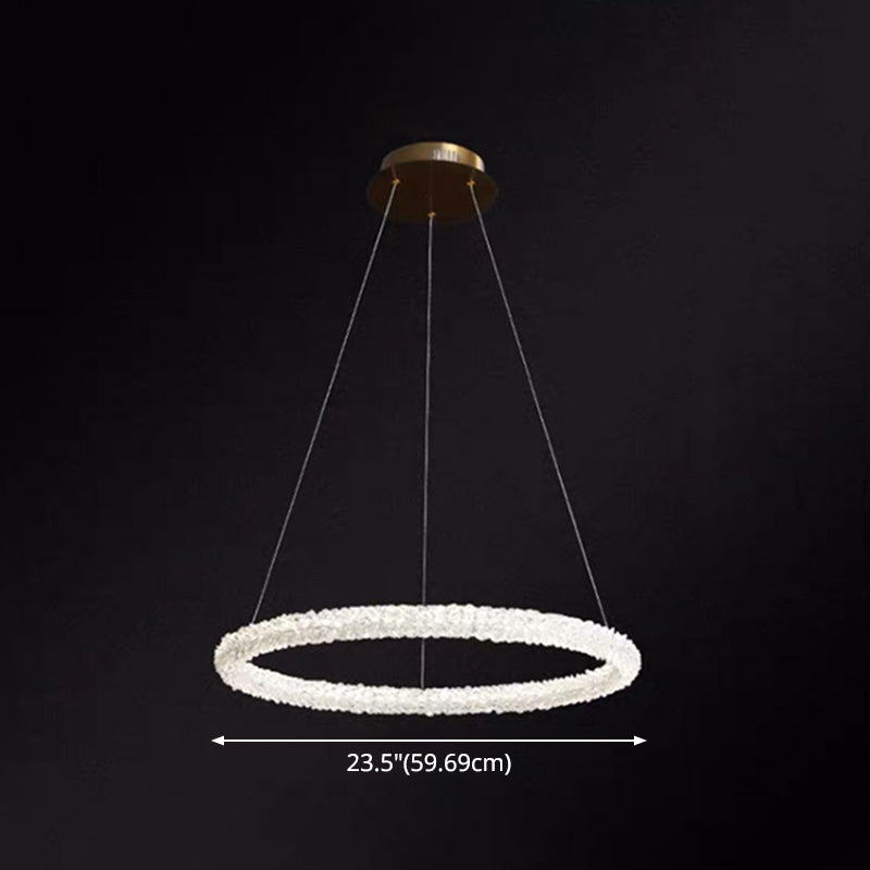 Diana - Modern Crystal Circle Chandelier (Choose Your Size & Tiers)