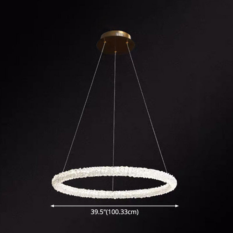 Diana - Modern Crystal Circle Chandelier (Choose Your Size & Tiers)