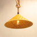 Reagan Farmhouse Pendant Lamp - Natural Rattan Charm