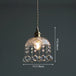 Katherine Enchanting Embrace: Brass And Crystal Mini Pendant Light