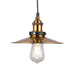 Sélène Barn Shade Metal Suspension Light - Industrial Style