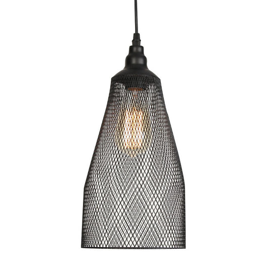 Ethan’s Industrial Wire Mesh Pendant Lamp: A Touch Of Charm