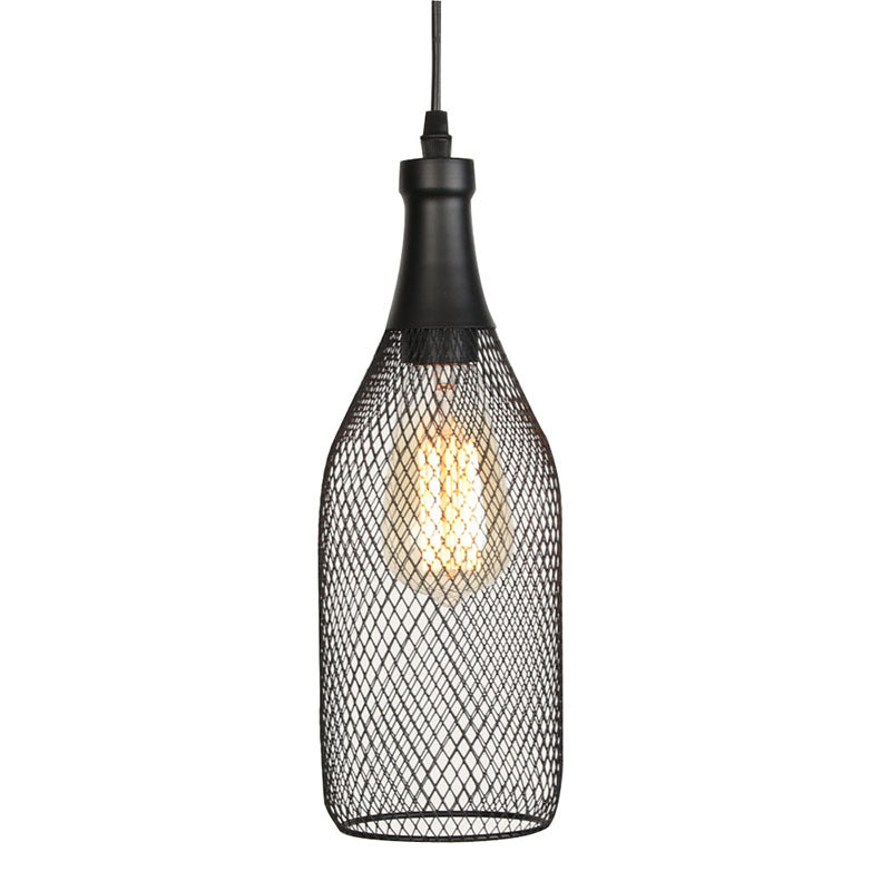 Ethan’s Industrial Wire Mesh Pendant Lamp: A Touch Of Charm