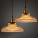 Elaina Eye - Catching Ribbed Glass Pendant Light