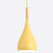 Kiara Modern Teardrop Pendant: A Touch Of Elegance For Your Space Yellow / 6.5’