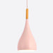 Kiara Modern Teardrop Pendant: A Touch Of Elegance For Your Space Pink / 6.5’