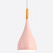 Kiara Modern Teardrop Pendant: A Touch Of Elegance For Your Space Pink / 6.5’