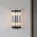 Paige Elegance Meets Adjustability: Black & Gold Crystal Wall Sconce