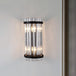 Paige Elegance Meets Adjustability: Black & Gold Crystal Wall Sconce