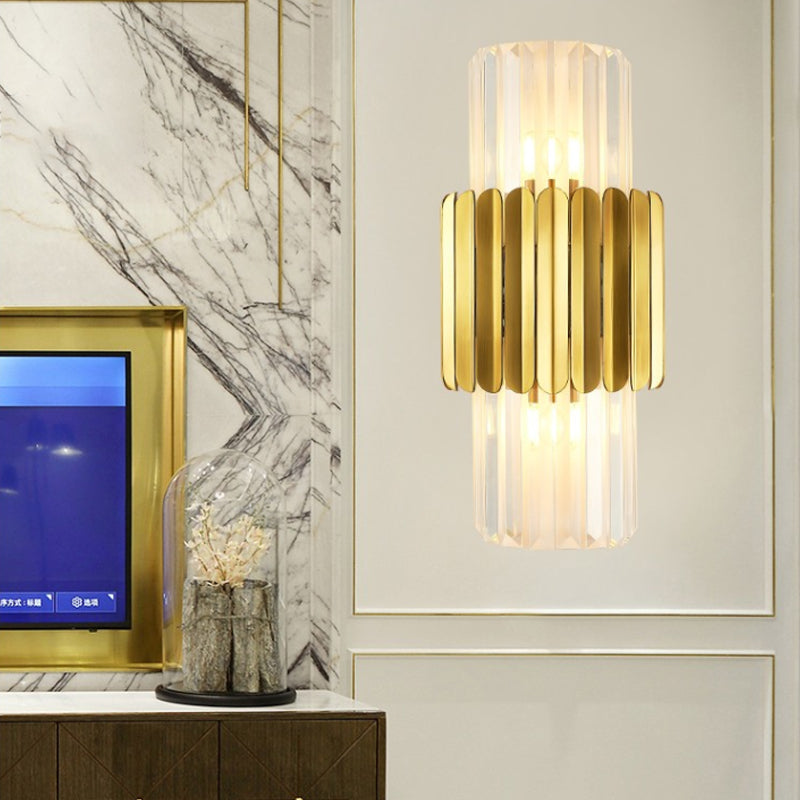 Grace Modern Crystal Sconce: Elegance Meets Functionality Gold