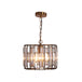 Everly’s Enchanting Embrace: Modern Black Crystal Pendant Lamp