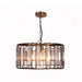 Everly’s Enchanting Embrace: Modern Black Crystal Pendant Lamp