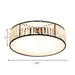 Elizabeth Crystal Drum Fixture - Modern Elegance For Bedrooms Ceiling Light