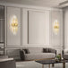 Modern Elegance Meets Sparkling Brilliance: The Gold Layered Crystal Sconce Light