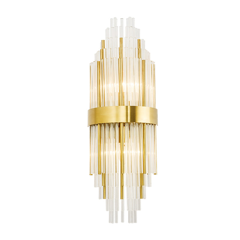 Modern Elegance Meets Sparkling Brilliance: The Gold Layered Crystal Sconce Light