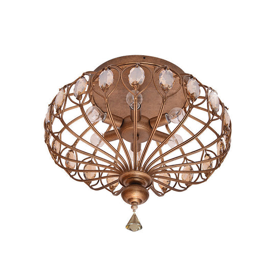 Reese Crystal Cage Chandelier: Modern Elegance Meets Timeless Charm