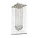 Cascading Brilliance: Modern Crystal Teardrop Flush Mount Ceiling Light