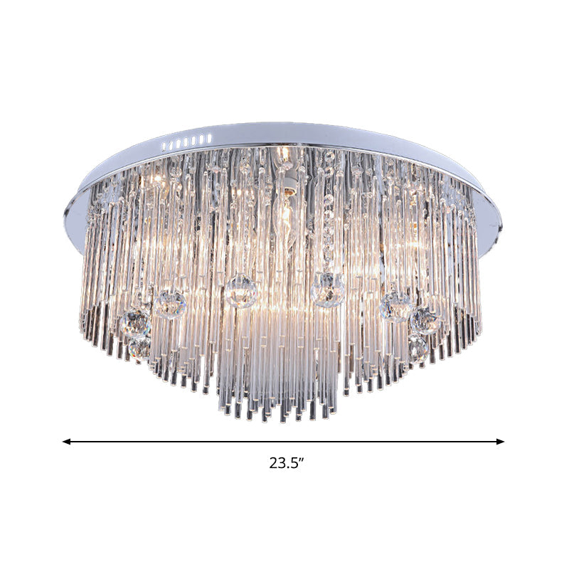 Kendall Cascading Crystal Ceiling Light: A Symphony Of Light And Style