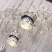 Adaline Elegance Meets Sparkling Light: Minimalist Crystal Flush Mount Ceiling Light