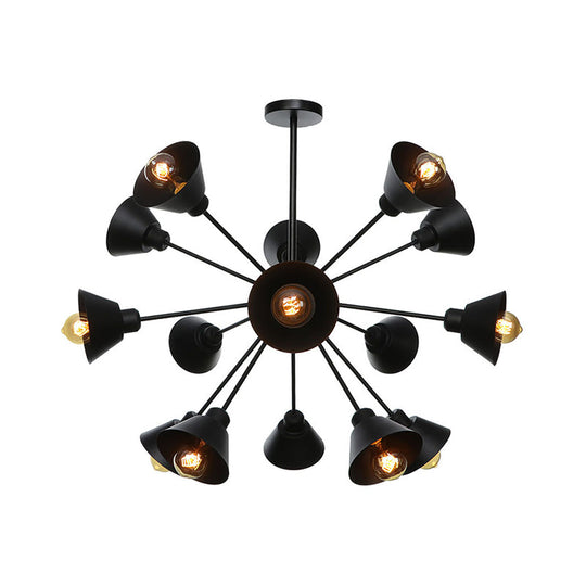 Embrace The Mid - Century Charm: The Industrial Sputnik Chandelier