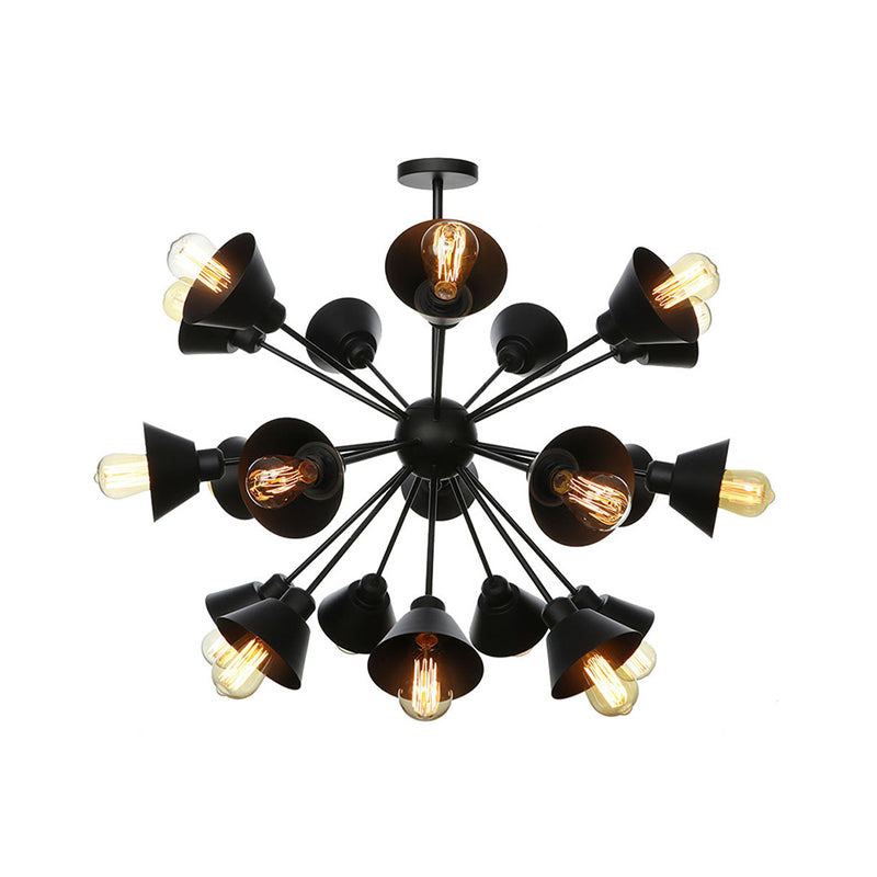 Embrace The Mid - Century Charm: The Industrial Sputnik Chandelier