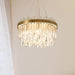 Embrace Modern Elegance With The Faceted Crystal Cylinder Chandelier Gold