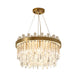 Embrace Modern Elegance With The Faceted Crystal Cylinder Chandelier