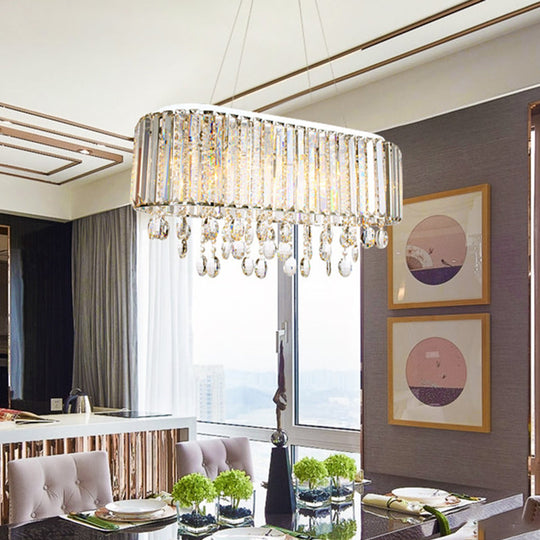 Crystal Radiance: A Touch Of Modern Elegance For Your Living Room Chandelier