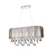 Crystal Radiance: A Touch Of Modern Elegance For Your Living Room Chandelier