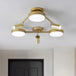 Modern Illumination Meets Elegant Design: The Gold Metal Round Ceiling Light