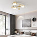 Modern Illumination Meets Elegant Design: The Gold Metal Round Ceiling Light