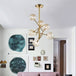 Nova - Modern Cognac Glass Globe Chandelier (6/8 Heads Starburst Design)