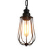 Briella Industrial Pendant Lamp: Rustic Charm For Your Bedroom