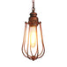 Briella Industrial Pendant Lamp: Rustic Charm For Your Bedroom