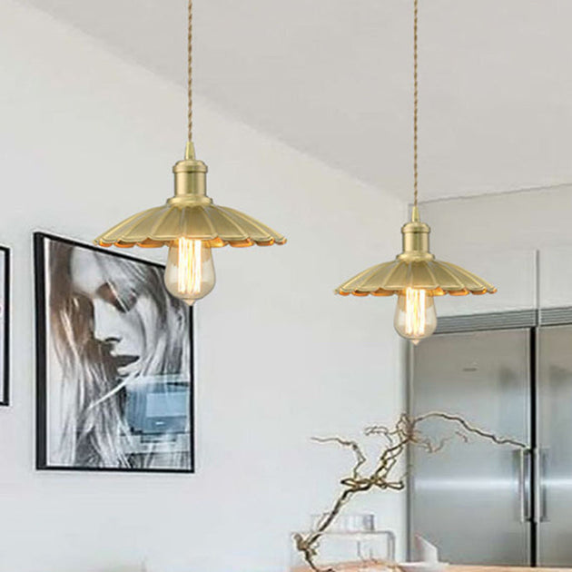 Evelyn’s Vintage Brass Pendant: Timeless Elegance For Your Dining Room